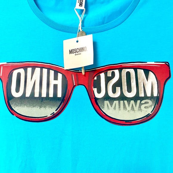 Moschino turquoise sunglasses summer dress authentic - Picture 10 of 12